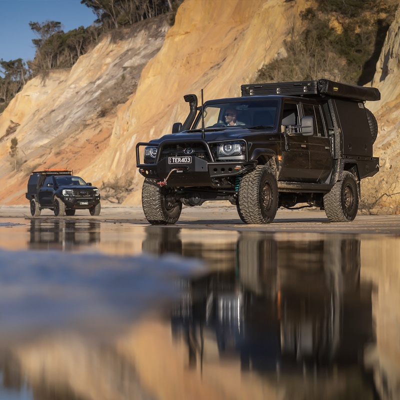 Teralume XGO lift-off canopy on a dual cab ute